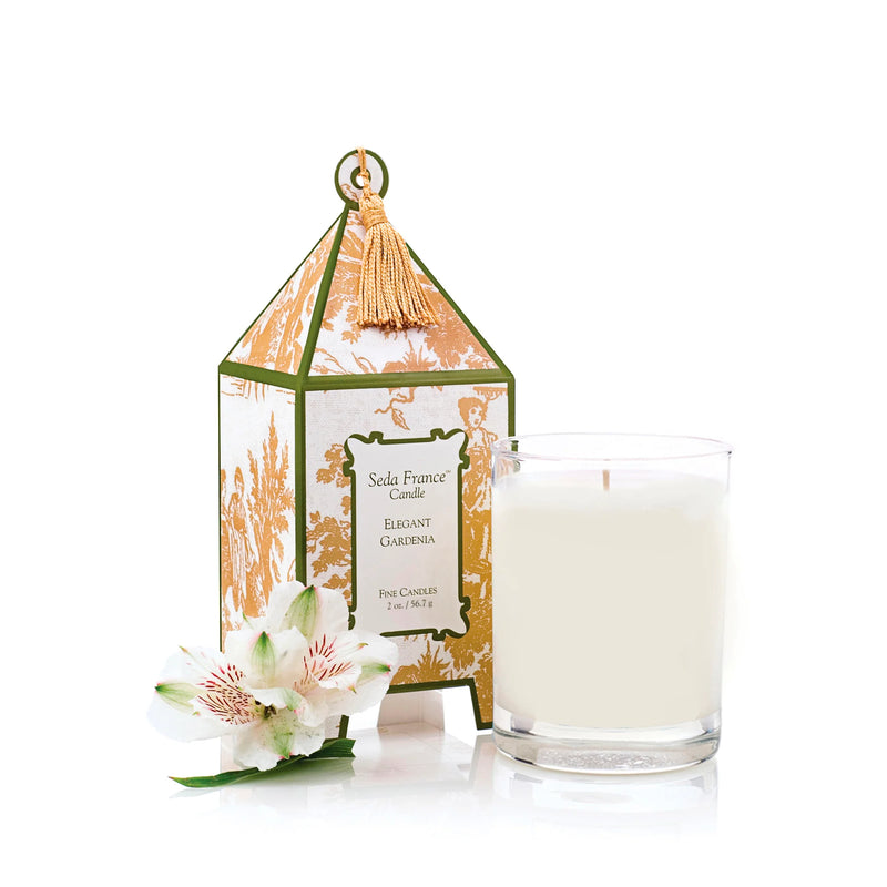 Elegant Gardenia Mini Candle