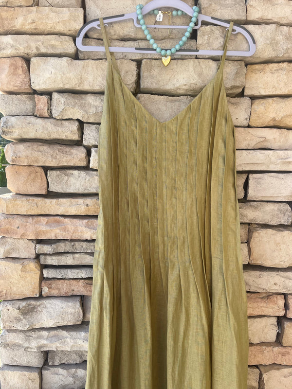 Marra Pleated Maxi Dress