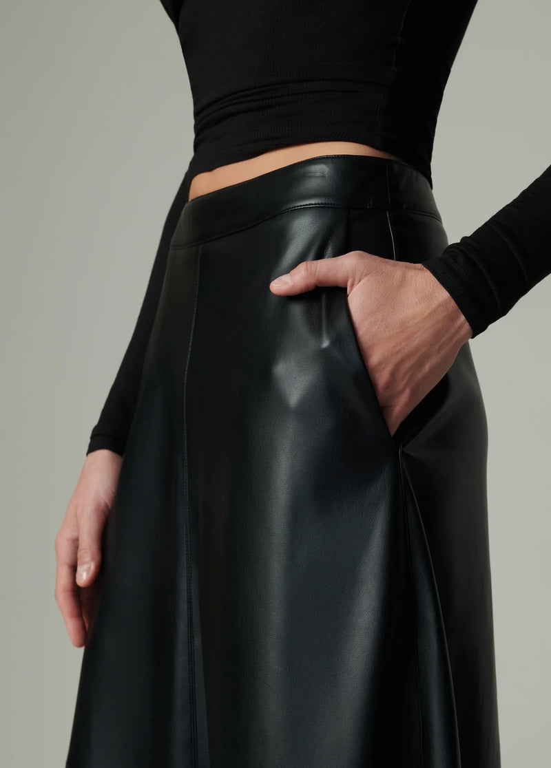 Tavi Vegan Leather Skirt