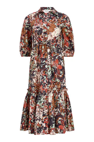 Grace Dress - Black Bramble