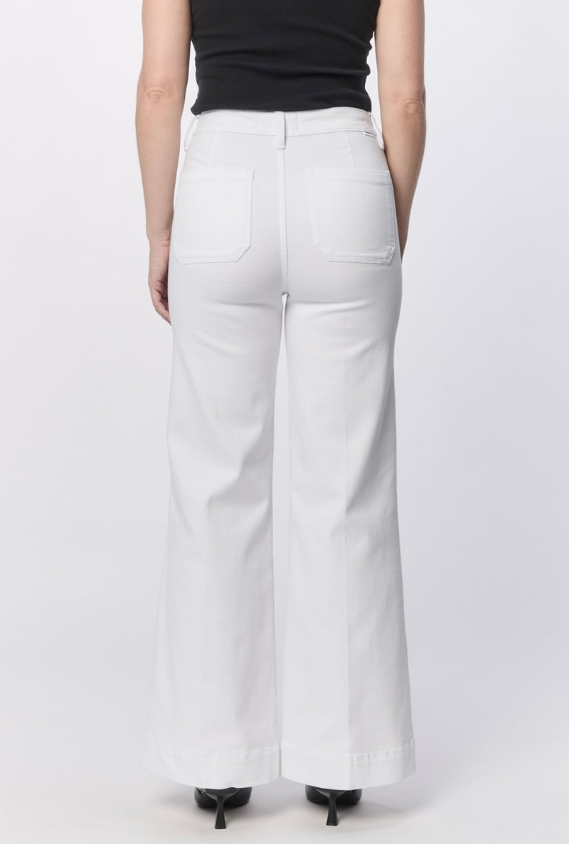 Fiona Wide Leg Jeans - White