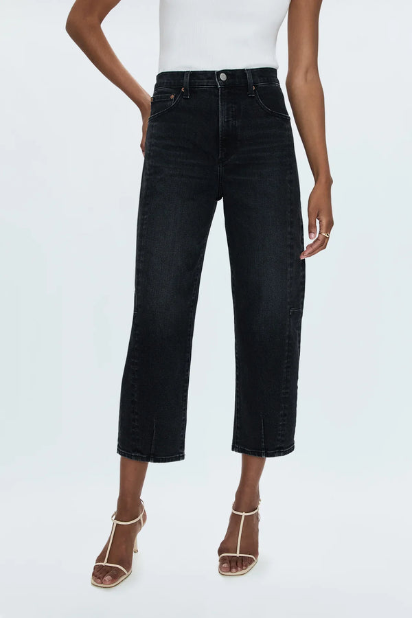 Eli High Rise Arched Leg - Dark Midnight