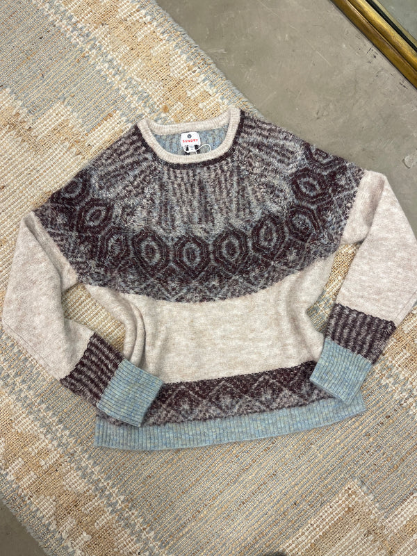 Jacquard Pullover Sweater