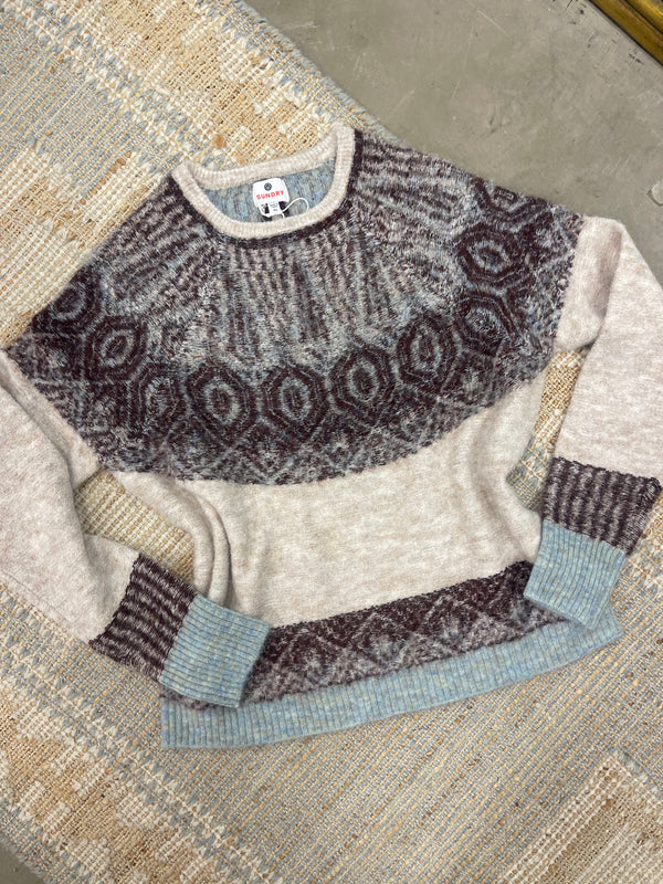 Jacquard Pullover Sweater