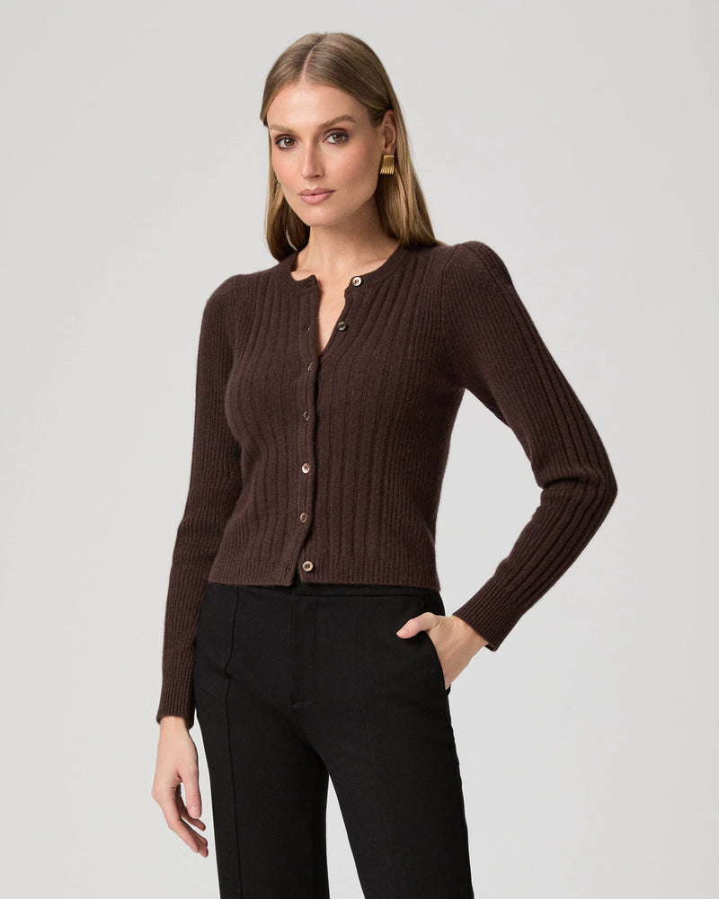 Allessandro Cardigan - Dark Chocolate