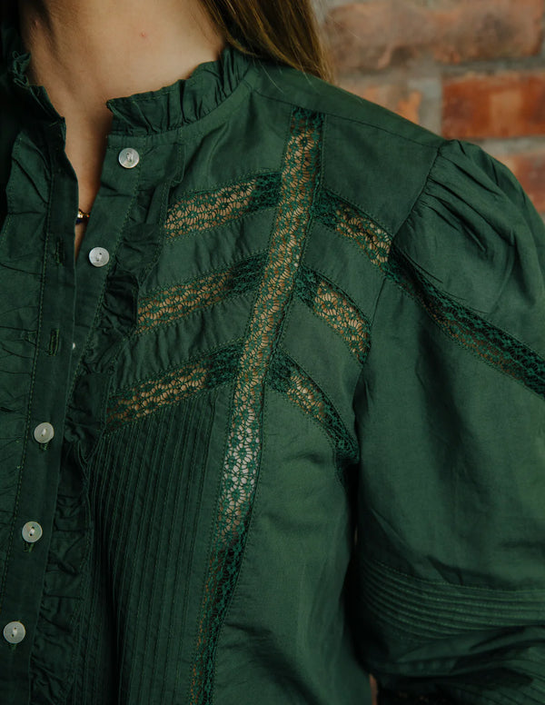 Delia Top - Green