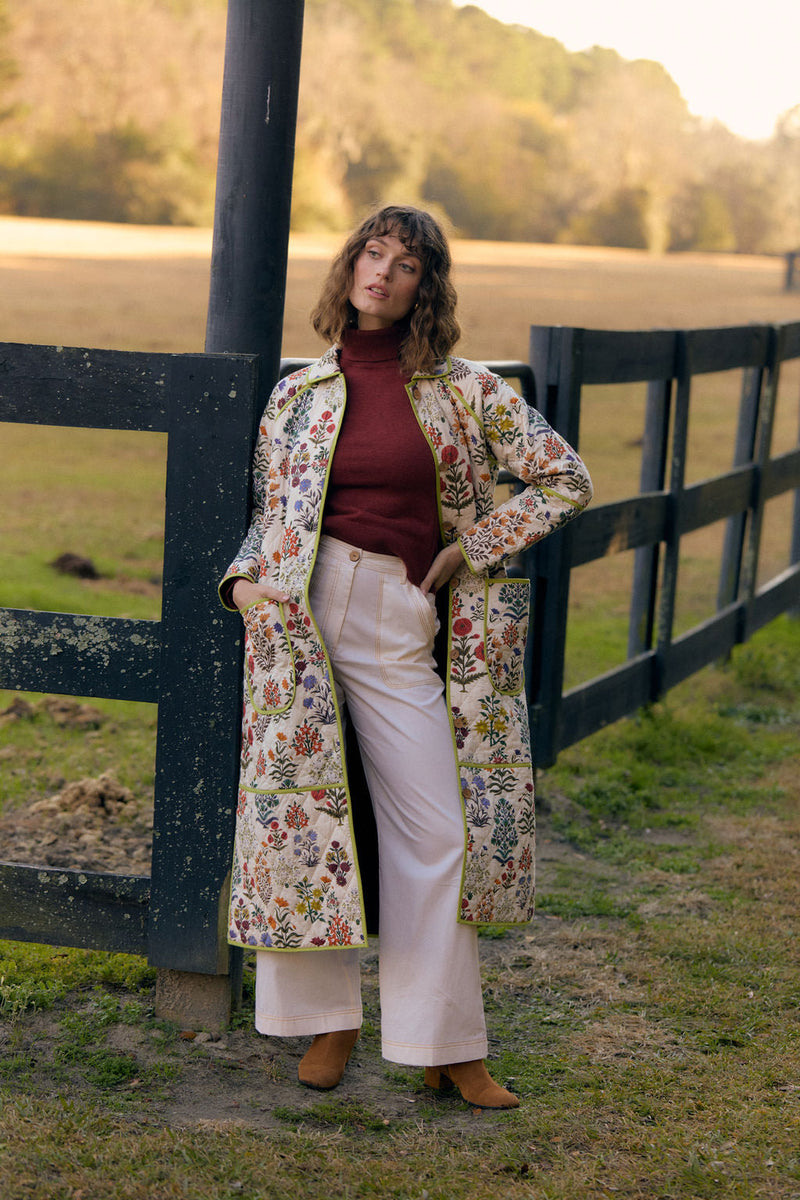 Quilted Coat - Garden of Wales