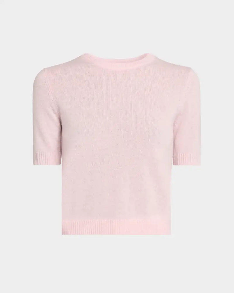 Short Sleeve Cropped Crew - Pink Ice – The Blake Atlanta