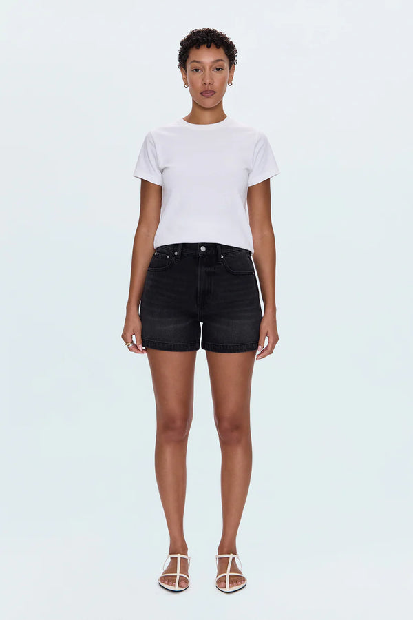Saige High Rise A-Line Short- Glamour