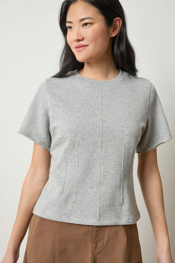 Darted Elbow Sleeve Top