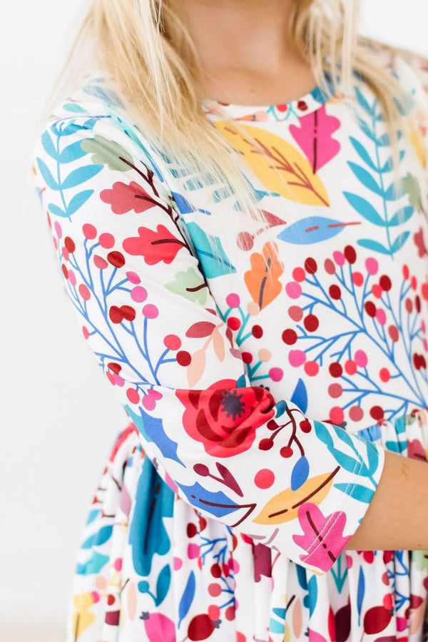 Winter Berries Twirl Dress