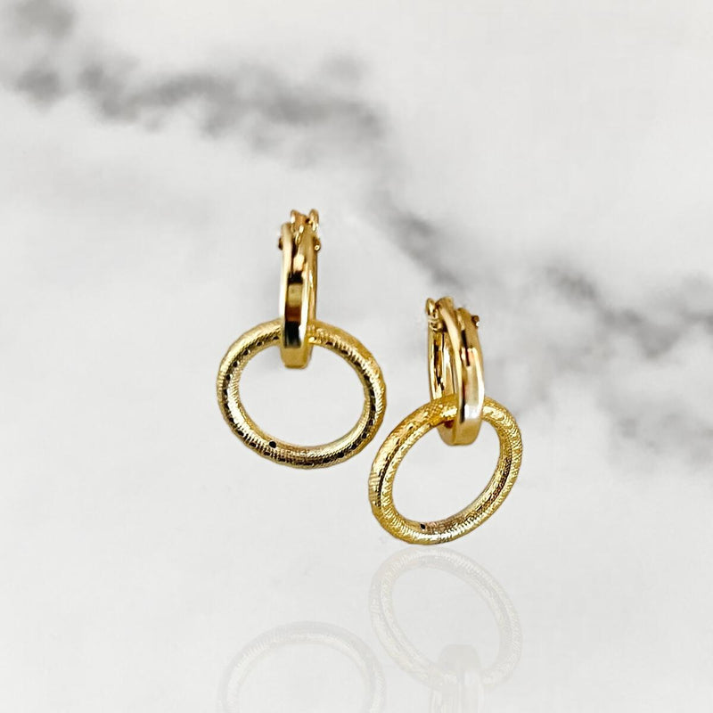 Baby Gold Hoops Earring