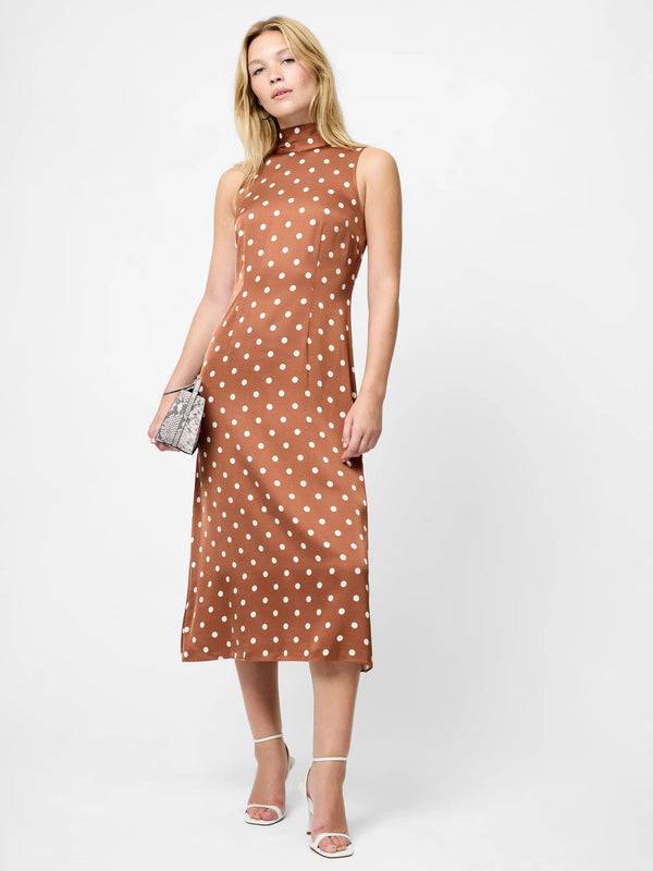 Ennis Polka Dot Midi Dress