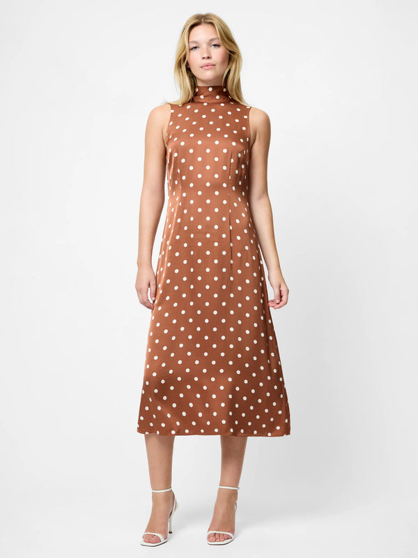 Ennis Polka Dot Midi Dress