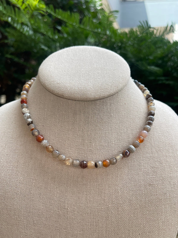 Agate Gold Filled Necklace