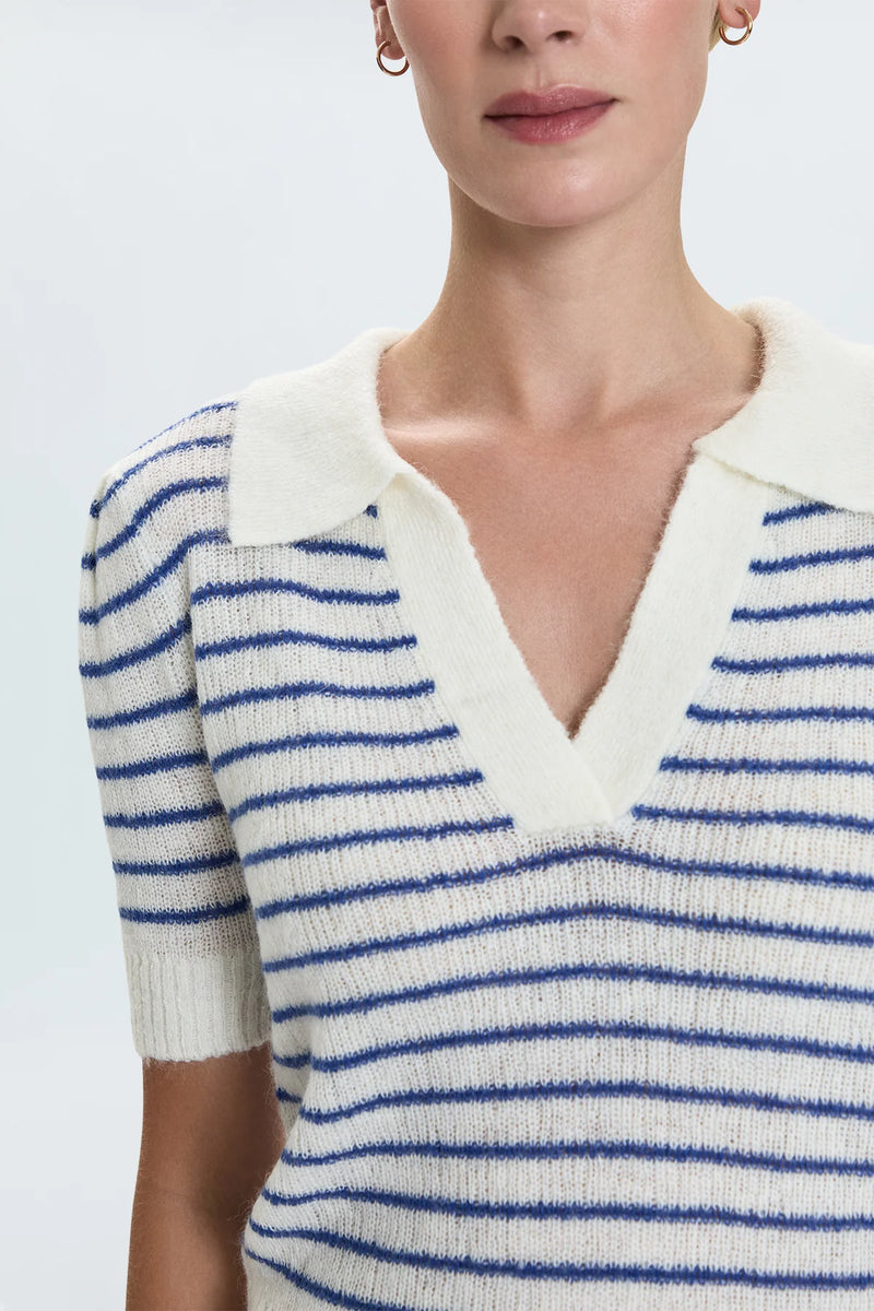 Billie Pleat Sleeve Polo