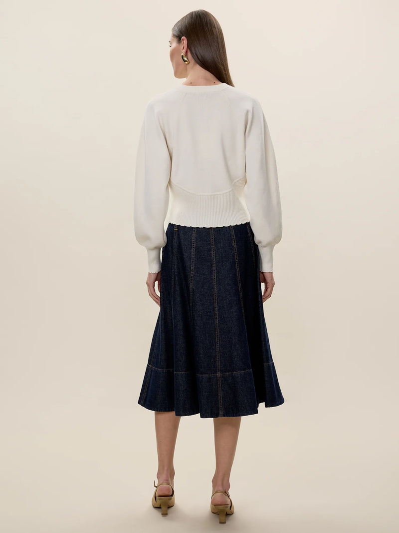 Rhea Knit Cardigan - Ivory