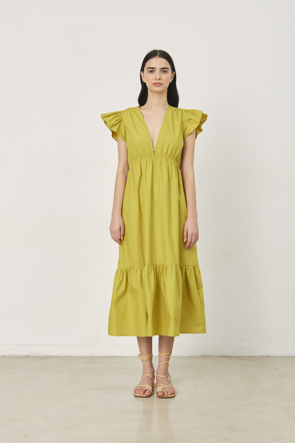 Mucha Dress - Lime