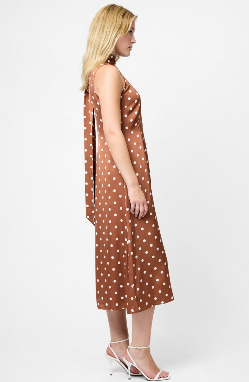Ennis Polka Dot Midi Dress