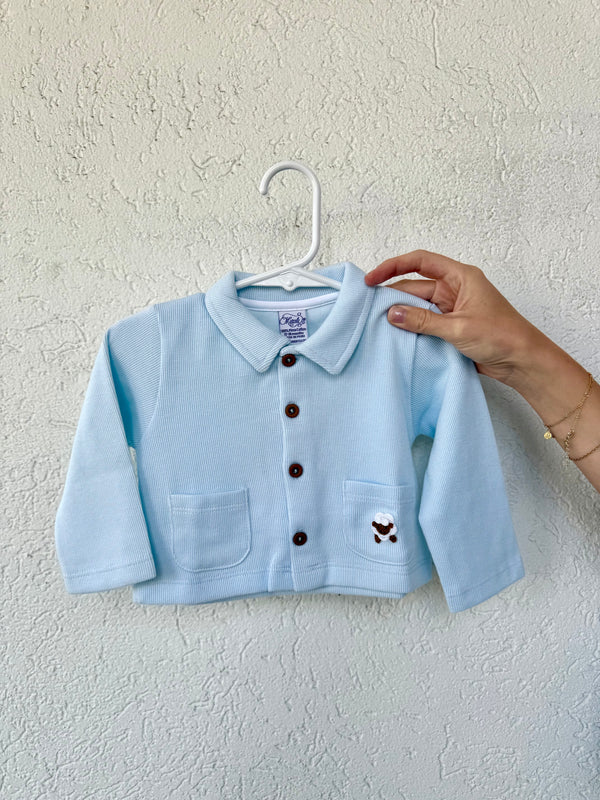 Lamb Cardigan - Blue