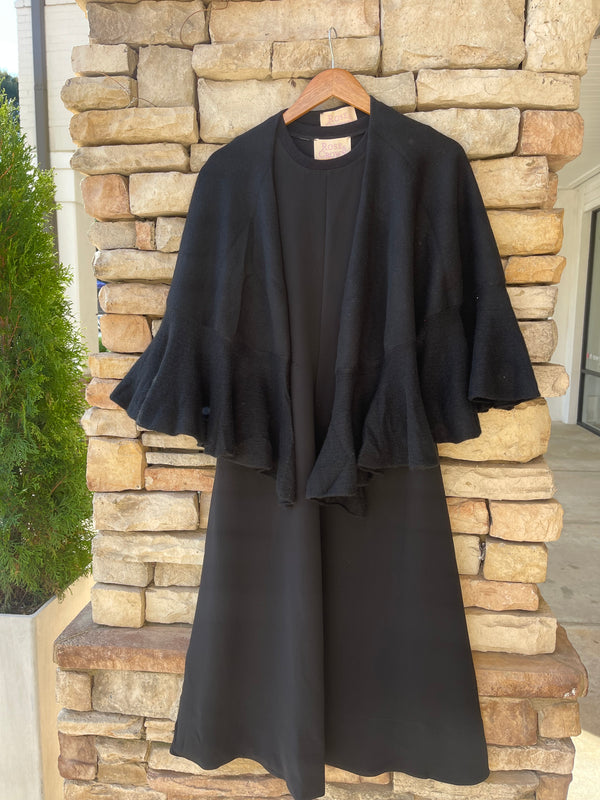 Sleeveless Midi Dress - Black