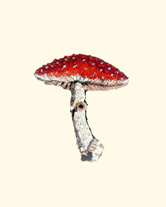 Mushroom Brooch