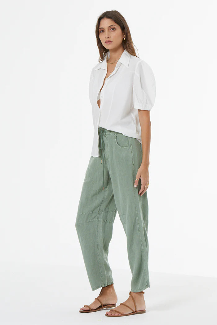 Barret Barrel Pant - Hedge
