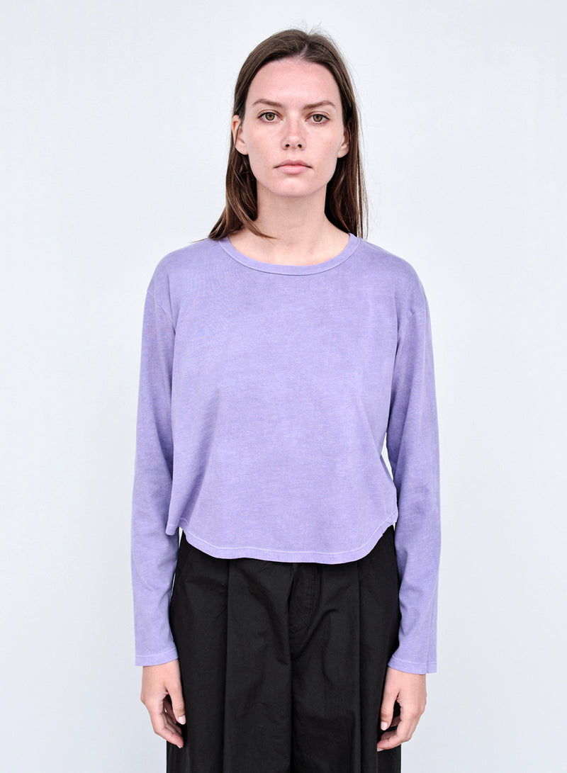 Cloud Jersey Cropped Tee - Paper