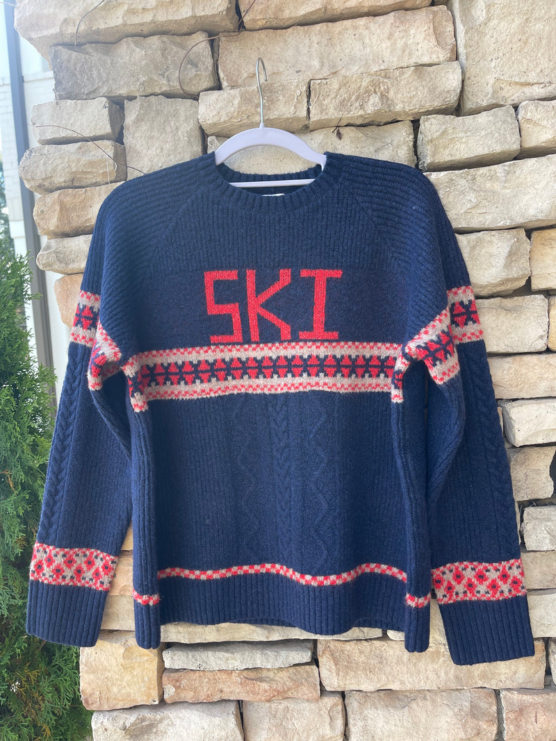 Ski Sweater - Navy