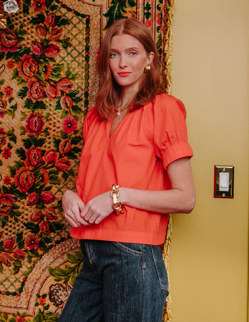 Dawson Top - Coral