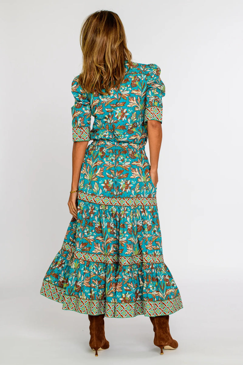 Ruthie Top - Grandeur Turquoise