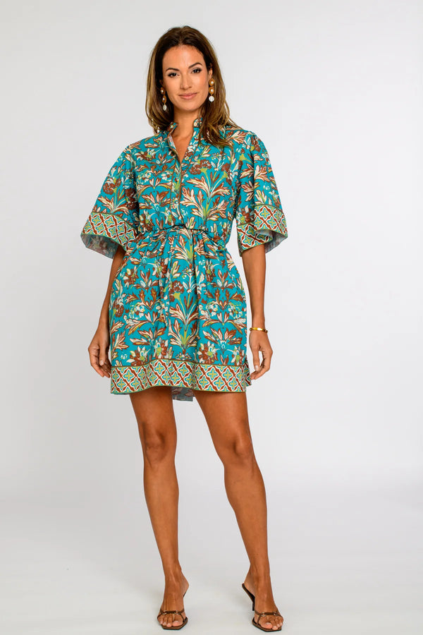 Evelyn Dress - Grandeur Turquoise