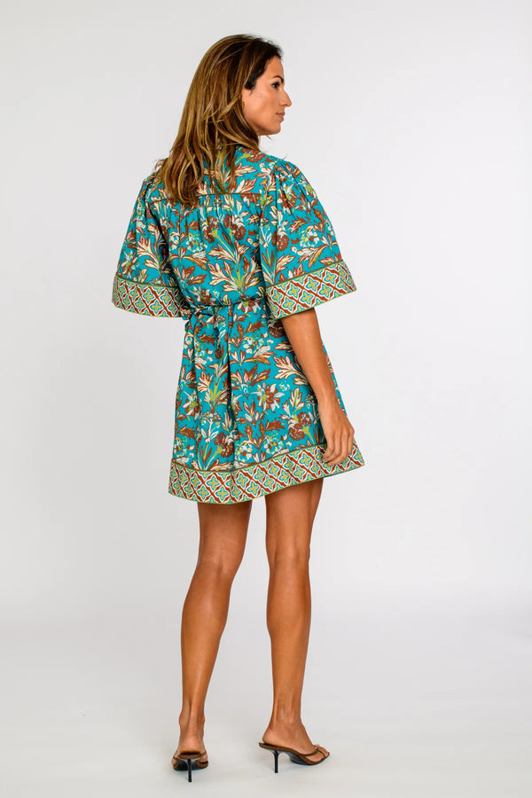 Evelyn Dress - Grandeur Turquoise