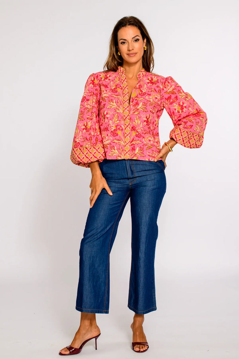 Emily Top - Grandeur Cherry