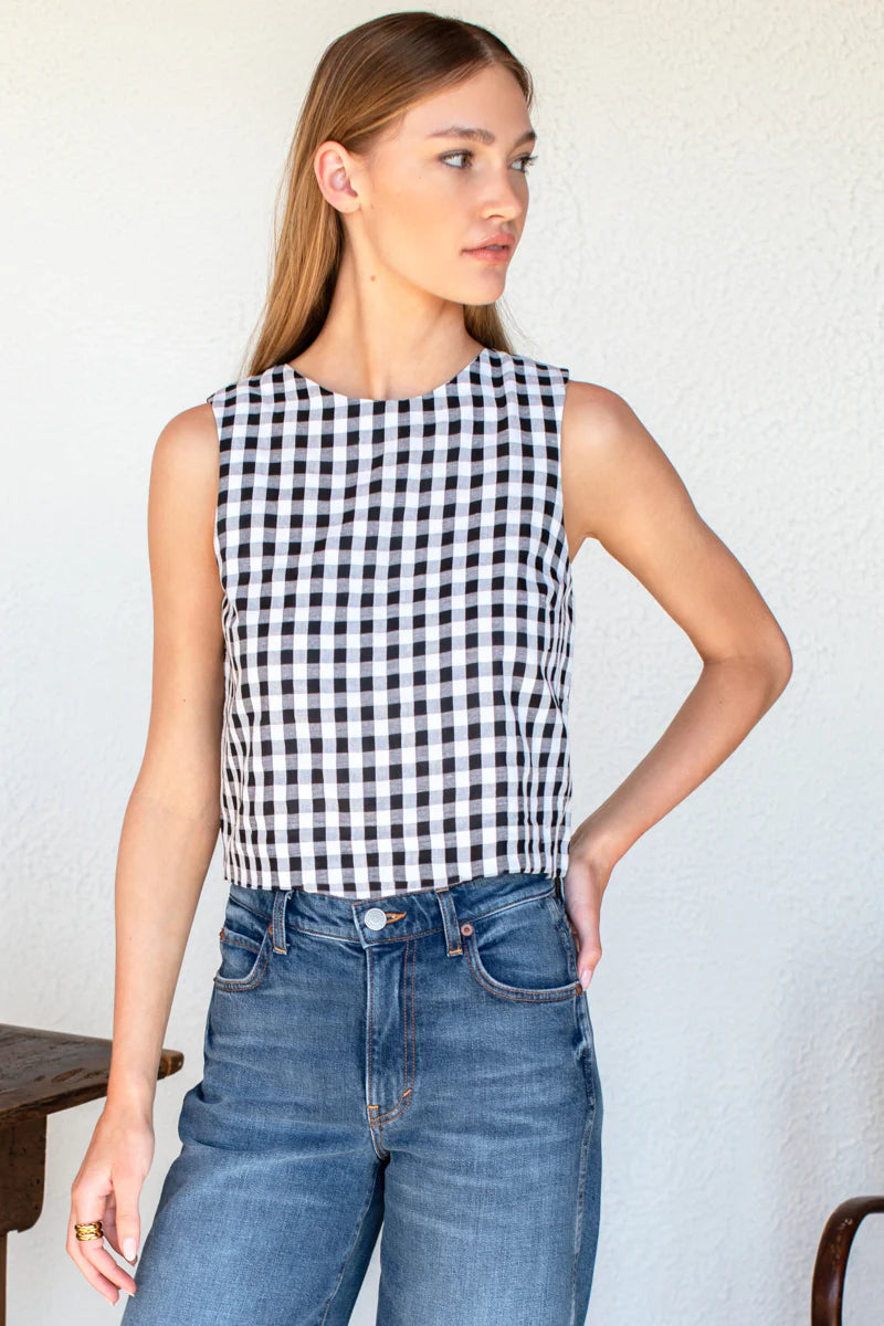 Studio Boxy Top - B&W