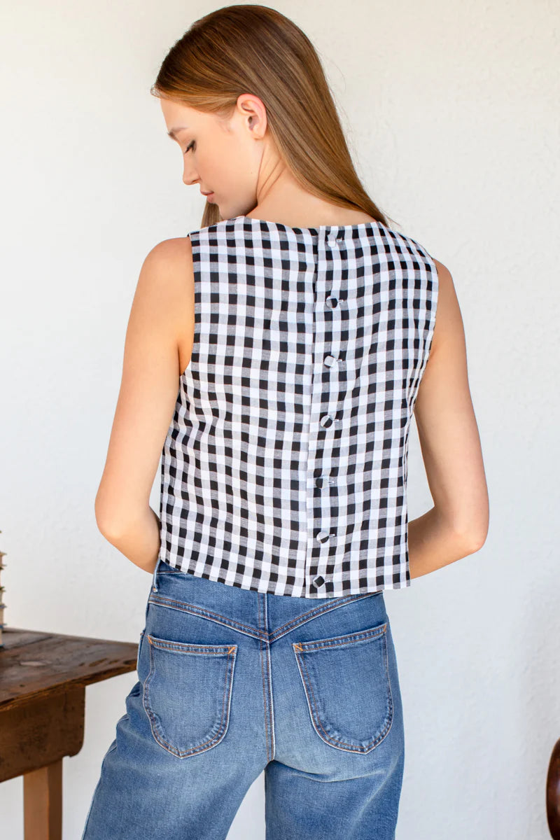 Studio Boxy Top - B&W