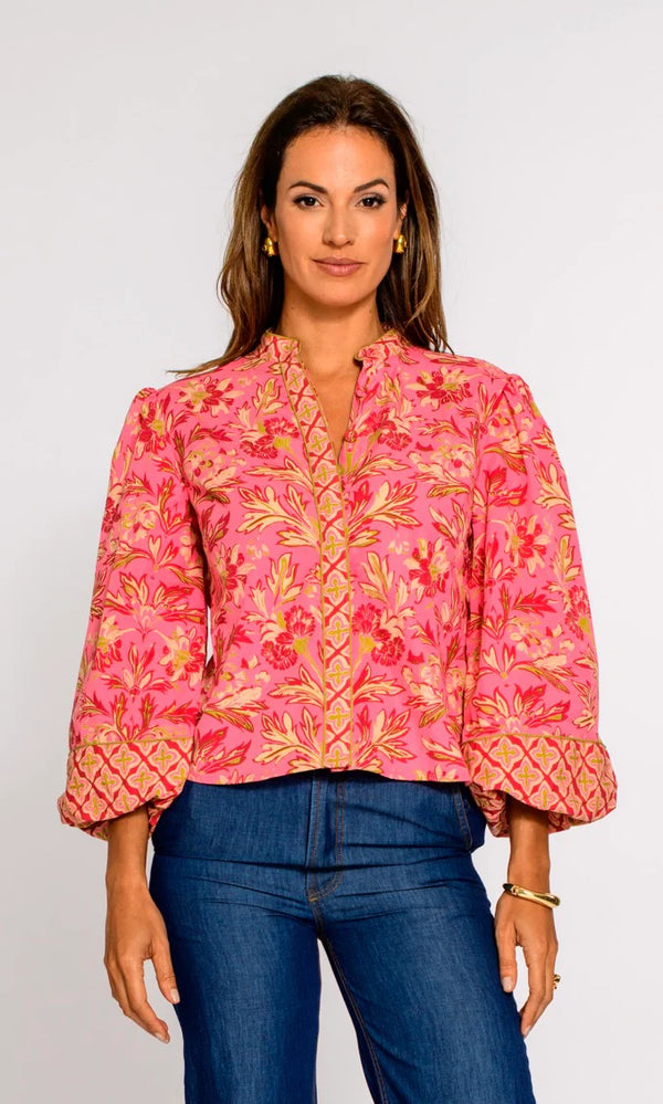 Emily Top - Grandeur Cherry