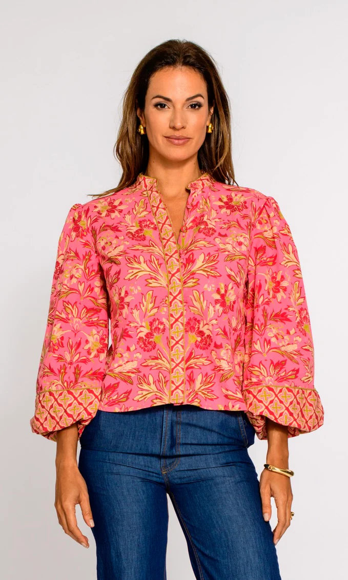 Emily Top - Grandeur Cherry