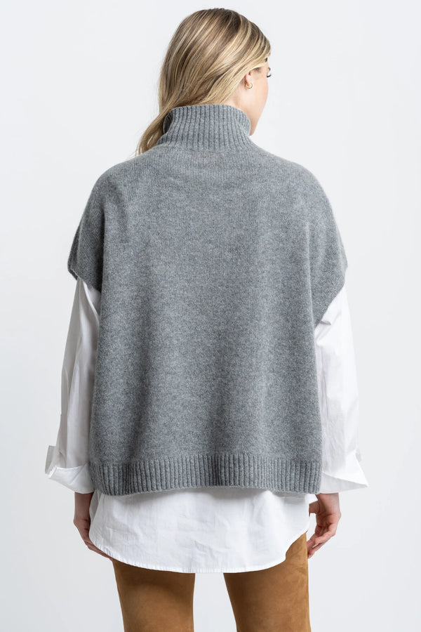 With a Twist Sweater - Fog