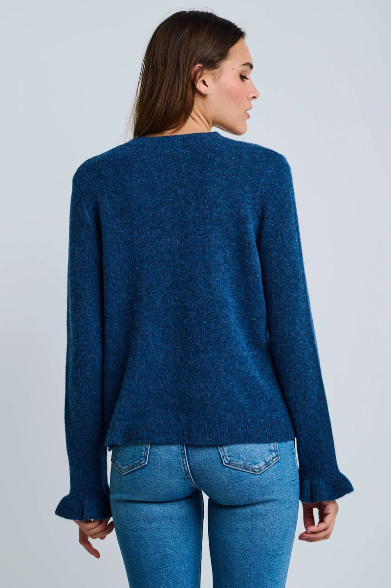 Allure Henley Sweater - Denim
