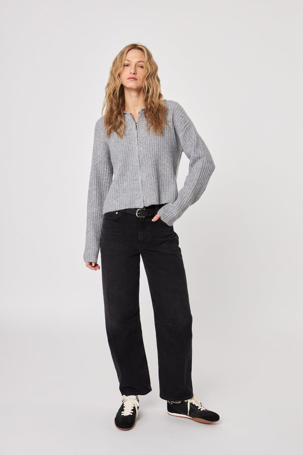 Gavin Sweater - Silver Fox