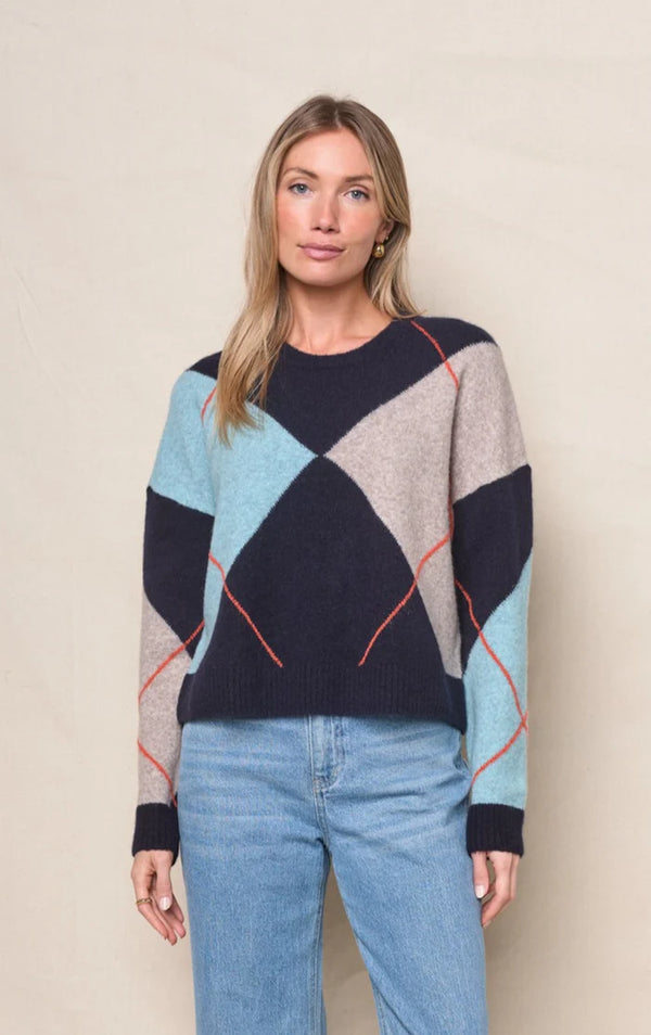 Argyle Crewneck Sweater