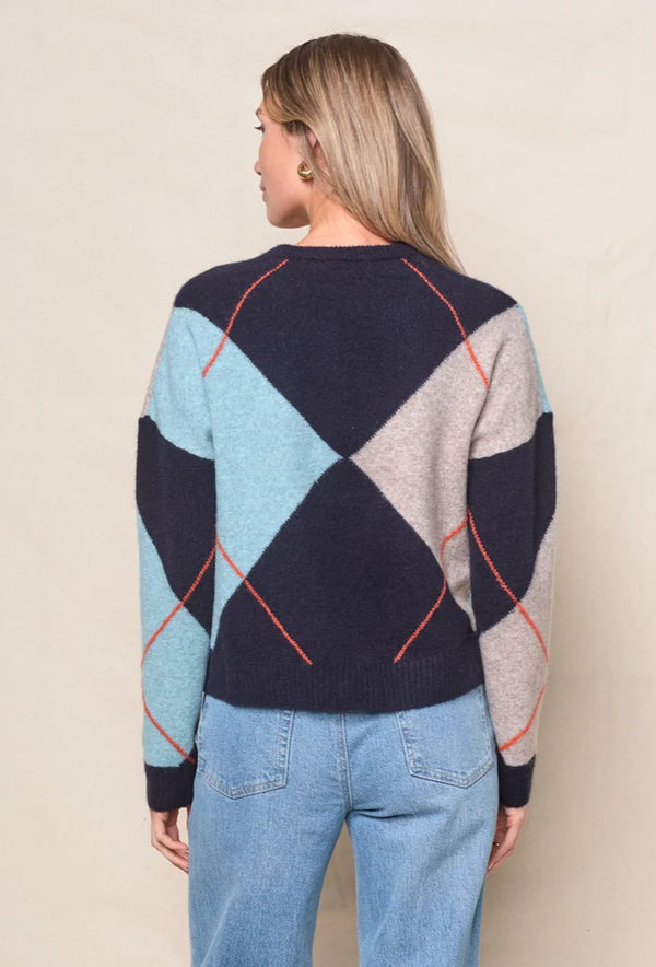 Argyle Crewneck Sweater