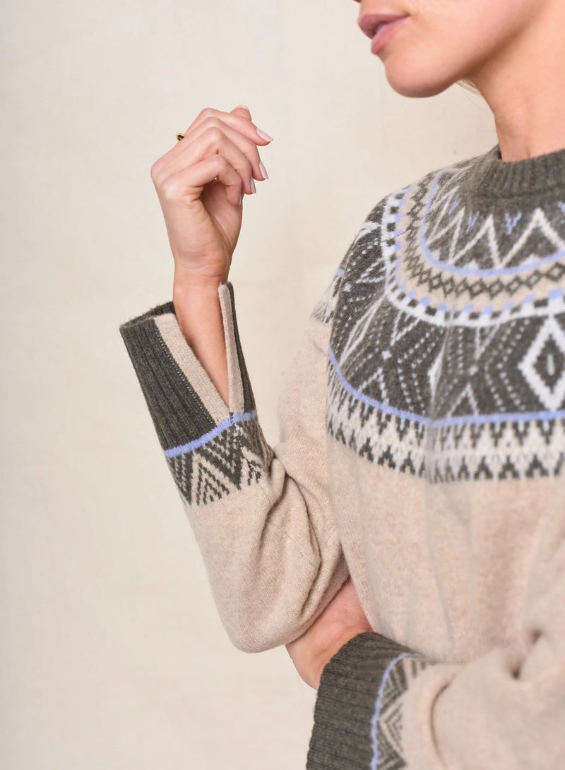 Fairisle Button Sweater