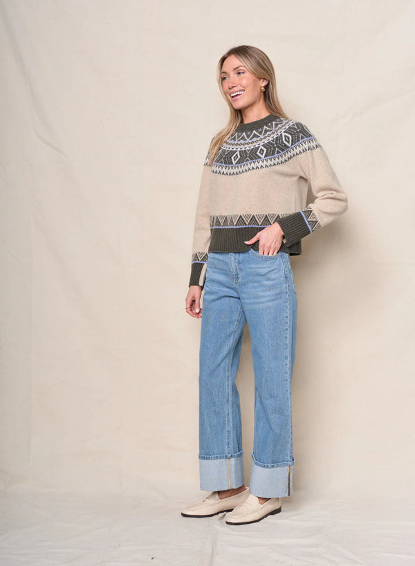 Fairisle Button Sweater