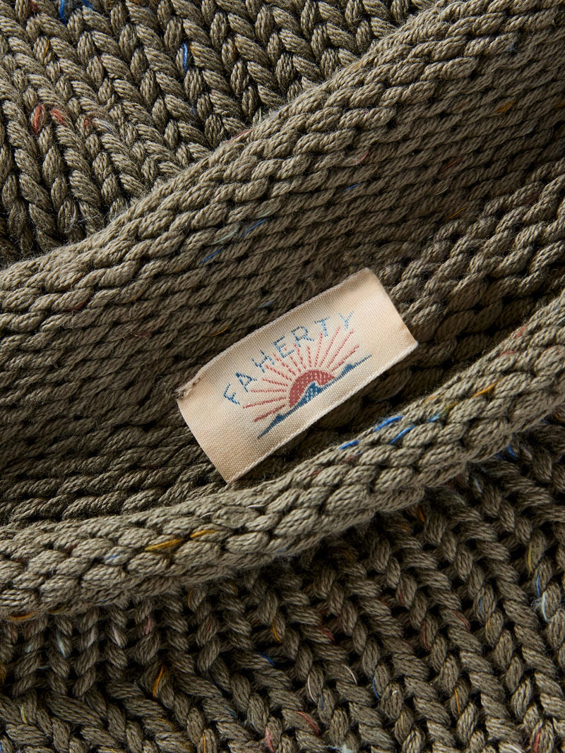 Cotton Roll Neck Sweater - Sage