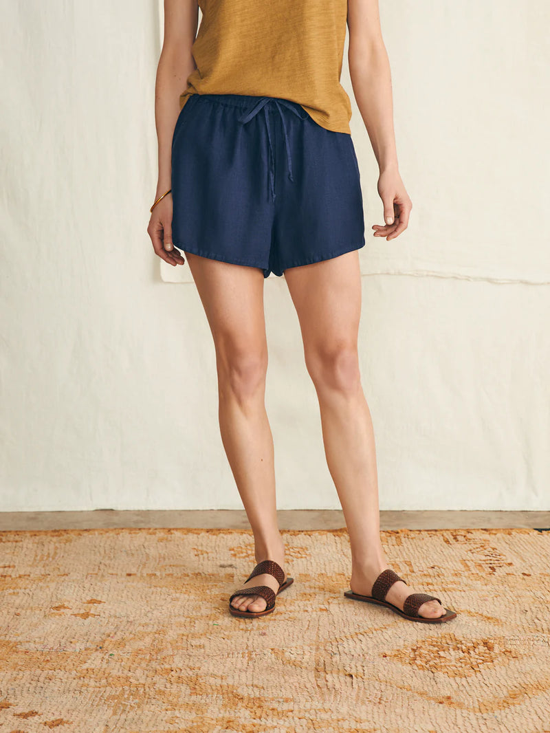 Laguna Linen Tie Waist Short