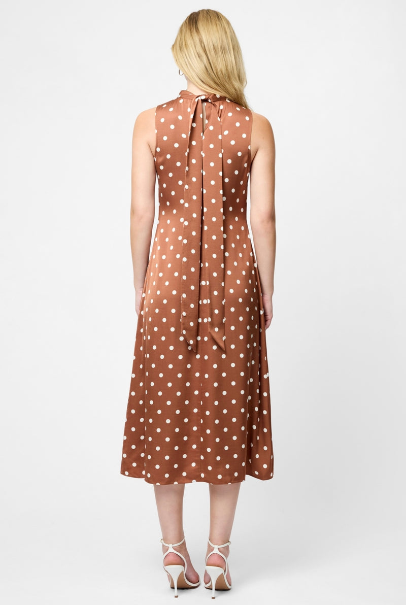Ennis Polka Dot Midi Dress