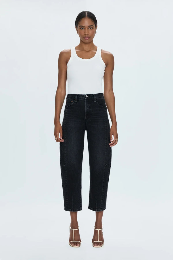 Eli High Rise Arched Leg - Dark Midnight