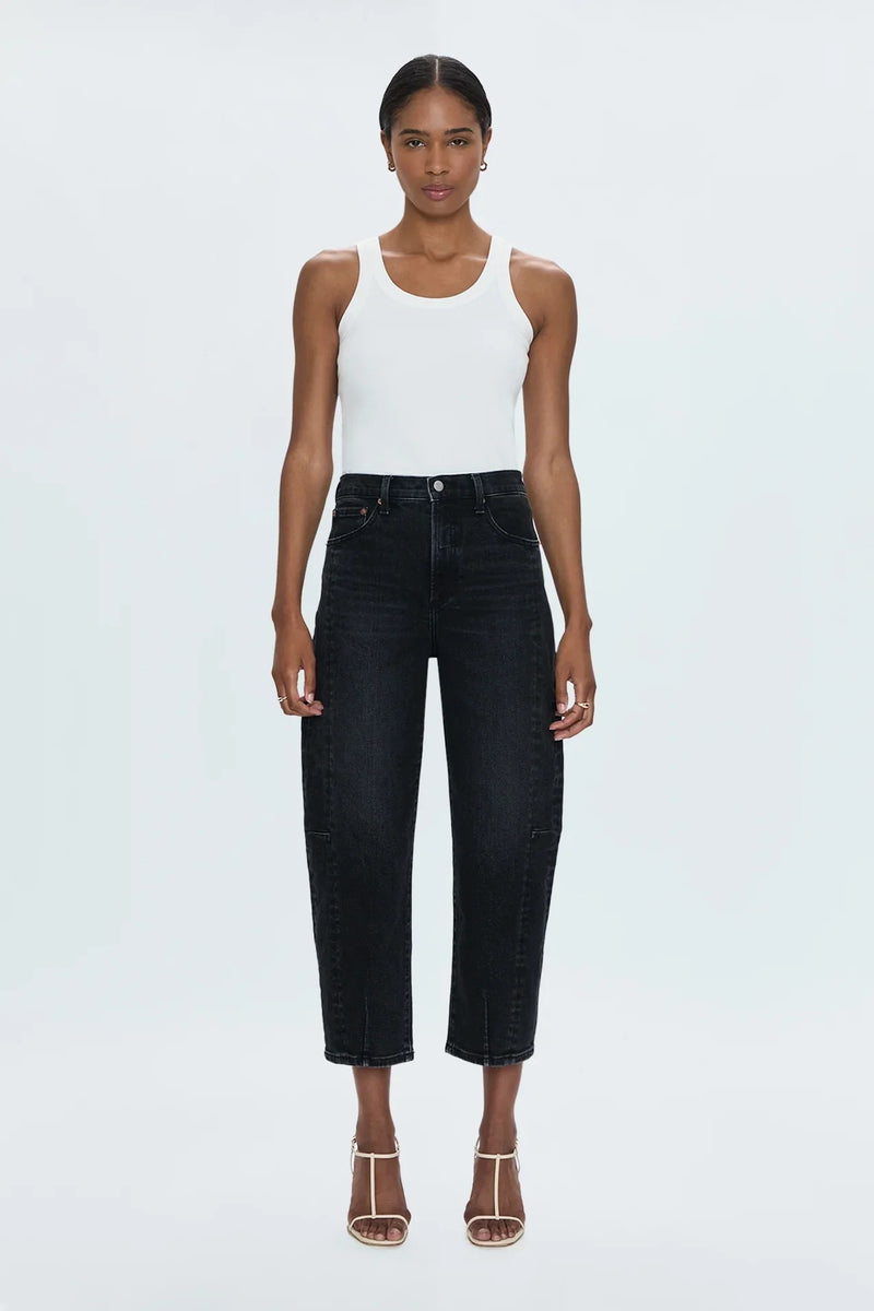 Eli High Rise Arched Leg - Dark Midnight